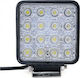 Raistar Τετράγωνος Προβολέας Αυτοκινήτου LED Universal 48W 1τμχ