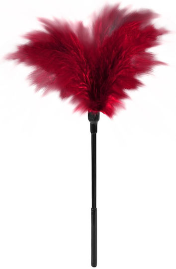 Guilty Pleasure Feather Tickler Small Перо за Гъделичкане в Червен Цвят