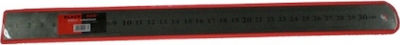 Black Red Ruler Metallic 40cm Υποδεκάμετρο