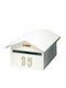 Viometal LTD Κοπεγχάγη 170 Γραμματοκιβώτιο Εξωτερικού Χώρου Μεταλλικό σε Λευκό Χρώμα 46x30.5x22cm