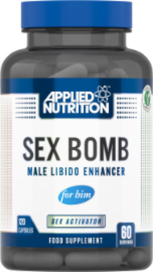 Applied Nutrition Sex Bomb Supplement for Libido and Testosterone Enhancement 120 Capsules