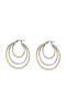 Art Earrings Hoops made of Steel Gold Plated