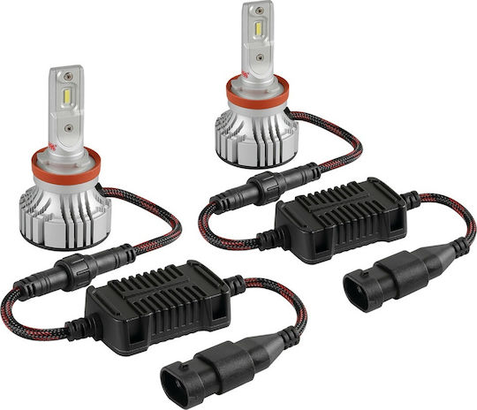 Lampa Λάμπες Αυτοκινήτου & Μοτοσυκλέτας Halo LED Serie 7 Compact H11 / H16 / H8 / H9 LED 6500K Ψυχρό Λευκό 9-32V 72W 2τμχ