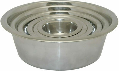 Happypet Stainless Bowls Dog Food & Water Silver 1400ml 13023