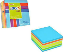 Stick'N 21538 Post-it Notes Pad Cube 400 Sheets Multicolour 7.6x7.6cm