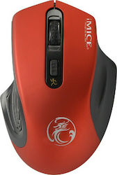 iMice E-1800 Wireless Gaming Mouse Red