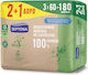Septona Ecolife Biodegradable Baby Wipes without Alcohol & Parabens 3x60pcs