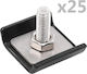 vidaXL Connector for Pergola Galvanized 4x3.5cm...