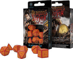 Q Workshop Dragon Slayer Dice Set Dice Red & Or...