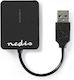 Nedis Card Reader USB 2.0 για SD/microSD/MemoryStick