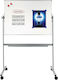 Legamaster Economy Magnetic Wheeled Dry Erase Board 90x120cm