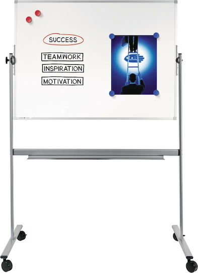 Legamaster Economy Magnetic Wheeled Dry Erase Board 90x120cm