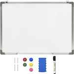 vidaXL Magnetic Hanging Dry Erase Board 60x90cm