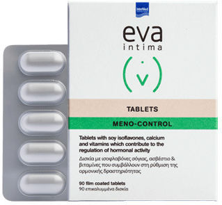 InterMed Eva Intima Tablets Meno-Control Συμπλήρωμα για την Εμμηνόπαυση 90 ταμπλέτες
