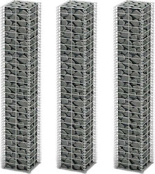 vidaXL Garden Fencing Material Set 25x25x150cm ...