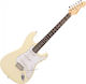 Vintage V6 ReIssued Electric Guitar Stratocaster with SSS Pickup Configuration Vintage White