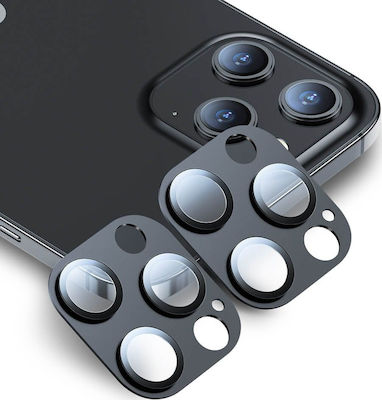 ESR Lens Protector Προστασία Κάμερας Tempered Glass Μαύρο για το iPhone 12 Pro