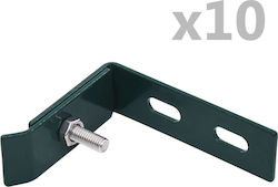 vidaXL Anschluss für Gartenpergola Verzinkt 10S...