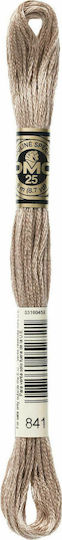 DMC Thread Embroidery Mouliné 117 Cotton in Beige color 8m