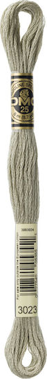 DMC Thread Embroidery Mouliné 117 Cotton in Silver color 8m