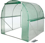 Nature 428497 Greenhouse Tunnel with Metal Frame 2x2x2m