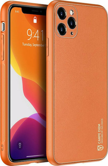 Dux Ducis Yolo Back Cover Piele artificială Portocaliu (iPhone 11 Pro Max)