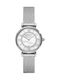 Emporio Armani Γυναικείο Ρολόι 32mm Μπαταρίας με Ασημί Μεταλλικό Μπρασελέ