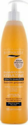 Byphasse Keratin Shampoos Reconstruction/Nourishment for All Hair Types 520ml