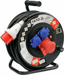 Yato Extension Reel Cord 25m Multicolour