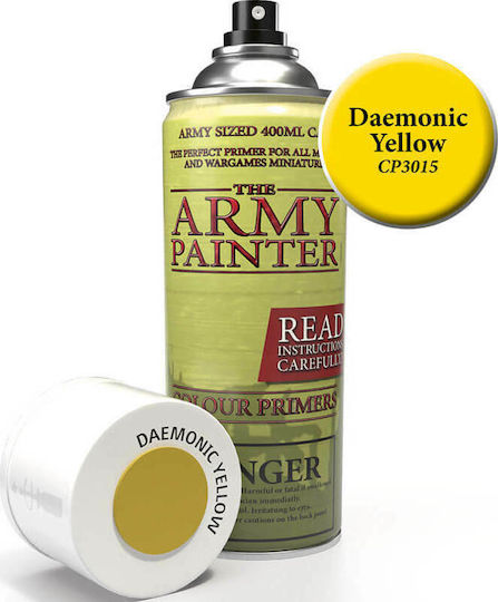The Army Painter Colour Primer Χρώμα Μοντελισμού σε Spray Daemonic Yellow 400ml