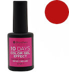 Bioshev Professional 10 Days Color Gel Effect Gloss Βερνίκι Νυχιών Μακράς Διαρκείας Κόκκινο 217 11ml
