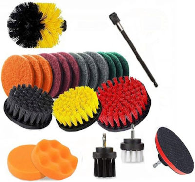 Kraft & Dele KD-10997 Cleaning Brushes for Drill Driver 22τμχ.