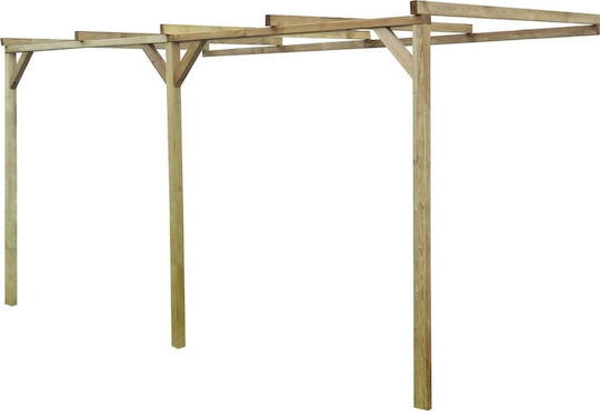 Πέργκολα Κήπου από Ξύλο 200x400x220cm Μπεζ 41710 Πέργκολα Κήπου από Ξύλο 200x400x220cm Μπεζ 41710
