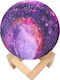 Gem Galaxy 3D Decorative Lamp Moon Light Multicolour
