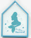 Baptism Decorations Mermaid Decoration 19x19cm