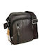 Leder Herren Tasche Schulter / Crossbody Braun