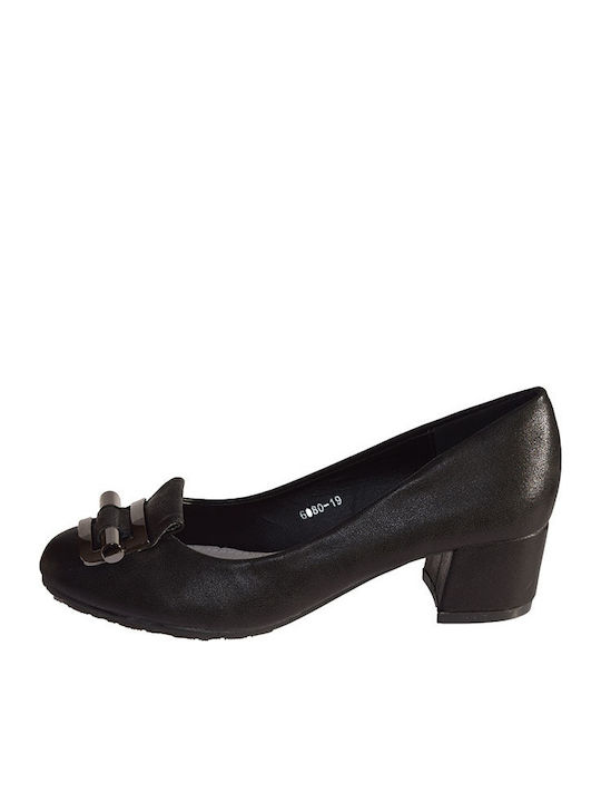 B-Soft Leder Pumps Schwarz