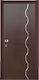 Πόρτα Ασφαλείας Laminate ΚΠ 121 Wenge