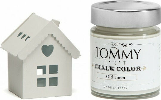 Tommy Art Chalk Color Χρώμα Κιμωλίας Old Linen 140ml