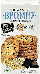 Βιολάντα Μπισκότα Βρώμης με Κομματάκια Μαύρη Σοκολάτα Χωρίς Ζάχαρη 200gr