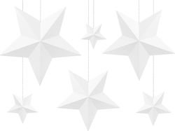 PartyDeco Κρεμαστό Διακοσμητικό για Party 6τμχ 3εκ.