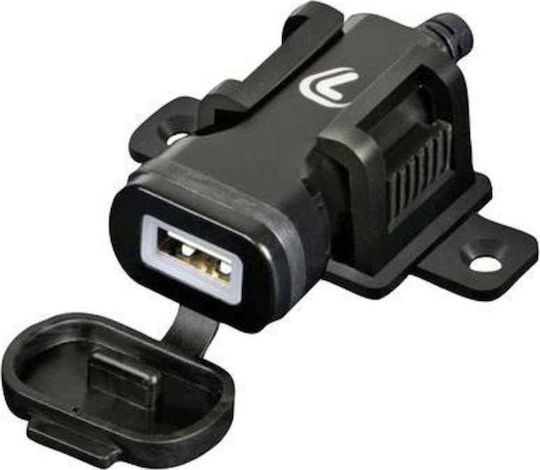 Lampa Wasserdicht Motorradladegerät 2.4A mit Anschluss: 1xUSB