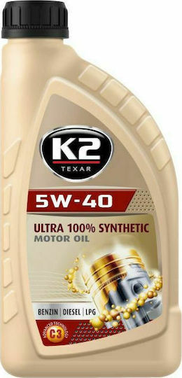 K2 Ultra 100% Synthetic Synthetisch,Polyester/Cotton/Leather Autopflegeöl 5W-40 1Es