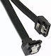 Lanberg 7-Pin SATA III to 7-Pin SATA III Cable 50cm Black (CA-SASA-13CU-0050-BK)