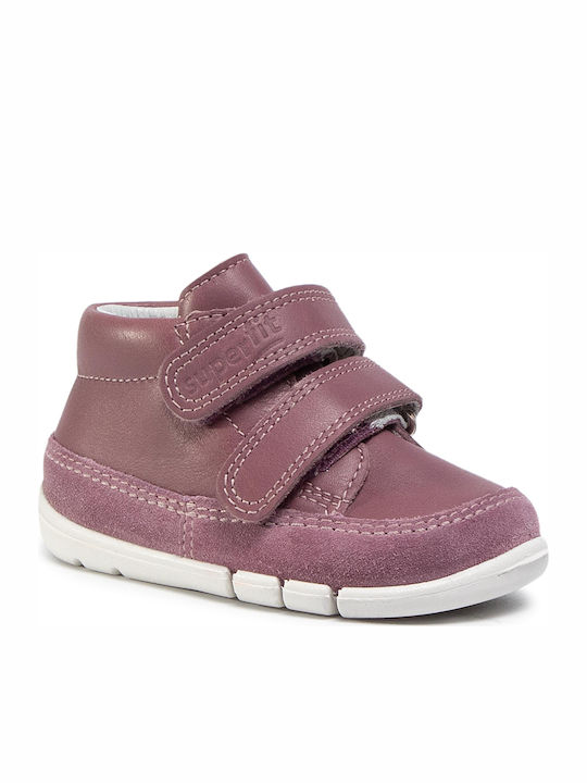 Superfit Μποτάκια Sneakers Kids Boots with Hoop & Loop Closure Lilac