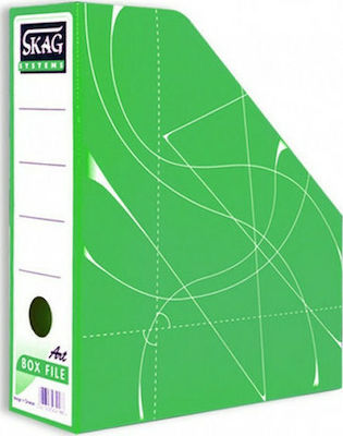 Skag Paper Magazine File Green 27x9x32cm