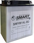 Smart Batteries Μπαταρία Μοτοσυκλέτας με Χωρητικότητα 14Ah YB14L-B2