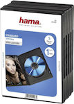 HAMA DVD Box για 1 Δίσκο σε Μαύρο Χρώμα 5τμχ