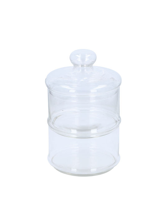 Alpina Appliances Allgemeine Verwendung Lebensmittelglas mit Deckel Transparent 16x16x28cm 1Stück