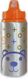 Oops Kids Aluminium Water Bottle with Straw Multicolour 500ml